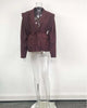 Spring/Autumn Women'S Suit Jacket Elegant Belted Padded Shoulder Suit Jacket Casual Women Blazer Coat