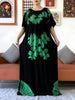 Party Dress Tie-dry Printed Cotton Women Boho Maxi Dress Casual Holiday Party Dresses Indie Folk African Vestidos
