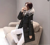 Zipper Pockets Design Plus Size Jacket Women Winter Collar Hooded Parka Clothing Elegant Slim Warm Thick Female Coat