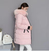 Parkas Women Winter Jacket Coat Hooded Fur Collar Outwear Female Parka Thick Cotton Padded Female Overcoat
