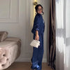 Casual Coats Pants Sets Women Loose Long Sleeves Single Breasted Elastic Waist Knot Suits Female Spring Solid Set Lady
