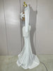 Sparkly Diamonds Pearl Black Sexy See Through Mesh Long Dress Women Wedding Evening Birthday Party Stage Photoshoot Dress