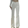 Autumn Spring Slim Skinny Jeans Women Denim Pants Vintage White Tight Trousers Female Elastic Jeans Casual Flare Pants
