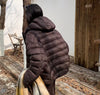 Fall Lightweight Hooded Puffer Jacket Russian Winter Women Zip Up Solid Warm Cotton Padded Outerwear Quilted Coat Куртка