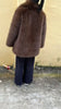 Thick Cotton Winter Fur Coat Women Suit Collar White Medium Long Fox Fur Overcoat Fury Plush Jacket