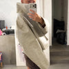 Autumn Women Croc Embossed PU Leather Jacket High Neck Zip Up Oversize Loose Cropped Coat Long Sleeve Street Lady Outerwear