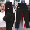Loose 5XL Embroidered letter Women Pants Spring Autumn Casual Pants Women's Versatile Straight Harun Pants