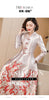 Women Long Sleeve Jacquard Dress Floral Long Dress Girls Evening Events Party Dress Chinese Style Photograph Vintage