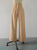 Women's High Waist Wide Leg Pants Elegant Tailored Straight Trousers Office Work Pants Casual Bottoms Comfy Dress Pants