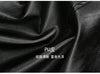 Spring Autumn Long Black Soft Faux Leather Trench Coat for Women Belt Double Breasted Elegant Overcoat 5xl 6xl