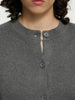 Women's Autumn Winter Knit Cardigan Pants Set Slim Fit Long Sleeve Long Trousers Simple Solid Color Sweater Suit