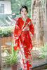Kimono Women Sexy Yukata Evening Dress Japanese Cosplay Costume Floral One Size