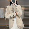 Autumn Winter Korean Stand Collar Knitting Cardigan Women's Sweater Jacket Loose Ladies Sweater Coat Tops