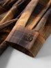 Winter Women's Retro Plaid Brushed Shirt Dress with Asymmetrical Hem - Versatile Layering Slip Dress for Casual