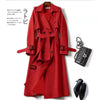 Women's High-quality Temperament Commuting Loose Casual Korean Style Coat Over the Knee Women's Coat