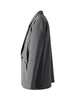 Gray 3 Piece Set Women's Lapel Blazer Short Vest High Waist Drawstring Wide Leg Pants Suit Autumn