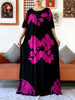 Party Dress Tie-dry Printed Cotton Women Boho Maxi Dress Casual Holiday Party Dresses Indie Folk African Vestidos