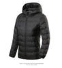 Winter Warm Down Jacket Women Hiking Camping Climbing Trekking Graphene Lining Coat Duck Down Lightweight Padding Jackets