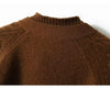 100% pure cashmere cardigan women's winter coat thickened loose knit sweater coat