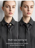 Minimalist Women Stripe Shirt Autumn Lapel Concealed Placket Loose Wide Leg Pants Casual Trousers Separate 12623109