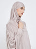 Islamic Prayer Abaya Muslim Women Abayas Long Sleeve Hooded Modesty Ramadan Dresses With Hijab Jilbabs Middle Eastern Kaftans