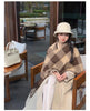 Winter Long Wool & Blends Coat for Women Chic Elegant Womans Clothing Skirted Woolen Overcoat