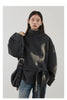 Korean Women Double-sided Belt Woolen Coat Loose Overcoat Solid Ladies Outerwear Girl Jackets Autumn Winter