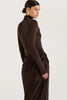 Autumn Long Sleeve Sexy Maxi Dress Women Hollow Out Turtleneck Ruched Bodycon Club Party Long Dresses Female