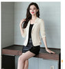 Spring Autumn Jackets Women Blazer 2026New Solid Slim Office Short Blazer Women Elegant Single Button Formal Blazer Coat