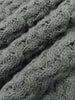 Women's Autumn and Winter Casual Solid Color Long-Sleeved Loose Pullover Knitted Hooded Large Size Sweater Dress