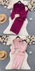 Slimming Knitted Sweater Dress Set Women's Mid-Length Base Layer Inner Wear Knee-Length Two-Piece Ensemble Vintage