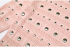 Spring And Autumn Elastic Knitted Round Neck Slim Fit Metal Sheet Long Sleeved Women's Dress