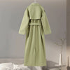 Urban Solid Double Breasted Long Women Coat Loose Full Sleeve Belt Double Breasted Female Jacket Autumn Winter Lady Top