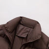 Y2K Retro Women's Winter Parkas Thickend Warm Short Down Cotton Jacket Streetwear Stand Collar Puffer Bread Parka Coat