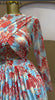 Women Print Full Sleeve O-neck Pleated Long Dress Spring Evening Elegant Romantic Vacation Party Birthday Dresses