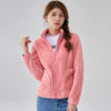 Fleece Women'S Outdoor Clothing Versatile Winter Leisure Sports Thickening Double-Sided Warm Coat Female Jacket