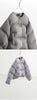 Collarless Short down Jacket, Petite Size, 90% White Duck down Puffer Jacket, Thickened Women's Coat