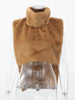 Brown Fluffy Faux Fur Jacket Women Lapel Long Sleeve Loose Warm Coat Winter Lady High Street Outerwear