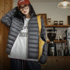 Women's Down Jacket 90% White Duck Down Lightweight Puffer Stand Collar Warm Inner Layer Casual Thermal Coat for Winter