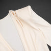 Deep V-Neck Shoulder Pads Gathered Dress Women Sexy Hip Wrap Slim Cross Dress Female Daily Dating Party Dress