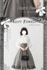 Autumn Winter Clothing Set Ladies Elegant Long Sleeve White Shirt Blouses Retro Vest with Fishbone Skirt Lolita 3 Piece Outfits