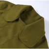 Elegant Solid Stand Collar Short Coat Women Casual Loose Button Full Sleeve Outwear Autumn Winter Streetwear