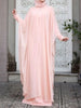 Women Chiffon Abaya Eid Mubarek Muslim Dresses Robe Long Sleeve Hijab Vestidos Abayas For Women Isamic Clothing