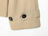 Holiday Casual Chic Women Short Trench Coat Double Breasted Sashes Jacket Trench Spring Sumer Office Trench
