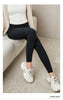 100% Merino Wool Striped Leggings Women's Winter Warm Knitted Tights Solid Color Women's Trousers