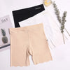 Plus Size Women's Safety Pants Lce silk Thin Breathable Non-Curling Boxer Shorts High Waist Short Pants four-corner Legging M 4X