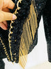 High Street Designer Women's Tassel Chains Sequined Jacket