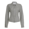 Women Casual Plaid Shorts Set Lapel Long-sleeved Zipper Jacket Short Pants Suit Lady Spring Daily Loose Outfits