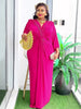 Sequin Plus Size African Party Dresses for Women Dashiki Ankara Wedding Evening Gown Elegant Christmas Muslim Maxi Dress