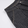 Women Striped Relaxed Fit Jeans Retro Low Rise Wide Leg Denim Pants Grunge Loose Trousers Spring Y2K Clothes